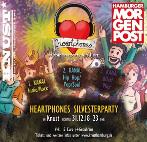 HEARTPHONES SILVESTERPARTY