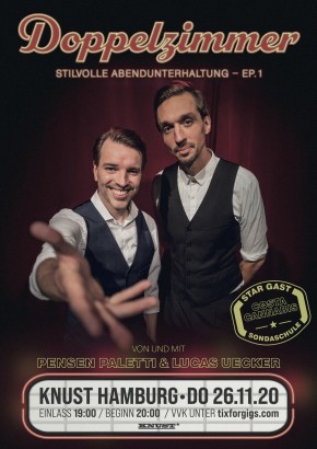 KNUST LIVE STREAM  : DOPPELZIMMER: PENSEN PALETTI + LUCAS UECKER