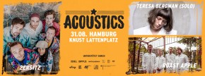 ACOUSTICS HAMBURG 2022: 2ERSITZ + ROAST APPLE + TERESA BERGMAN (SOLO)