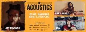 ACOUSTICS HAMBURG 2023: AMI WARNING + ANNA HAUSS + MYA