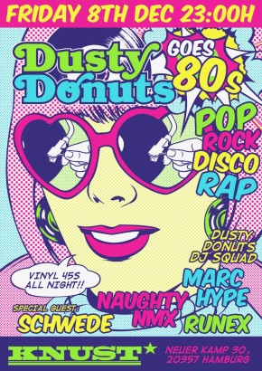 Dusty Donuts goes 80s