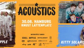 ACOUSTICS HAMBURG 2023: ROAST APPLE + KITTY SOLARIS + 2ER SITZ